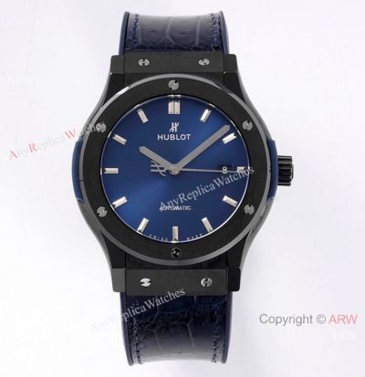 Hublot Classic Fusion Ceramic Navy Dial Watch GS Factory HUB1110-Best Hublot Replica Watch